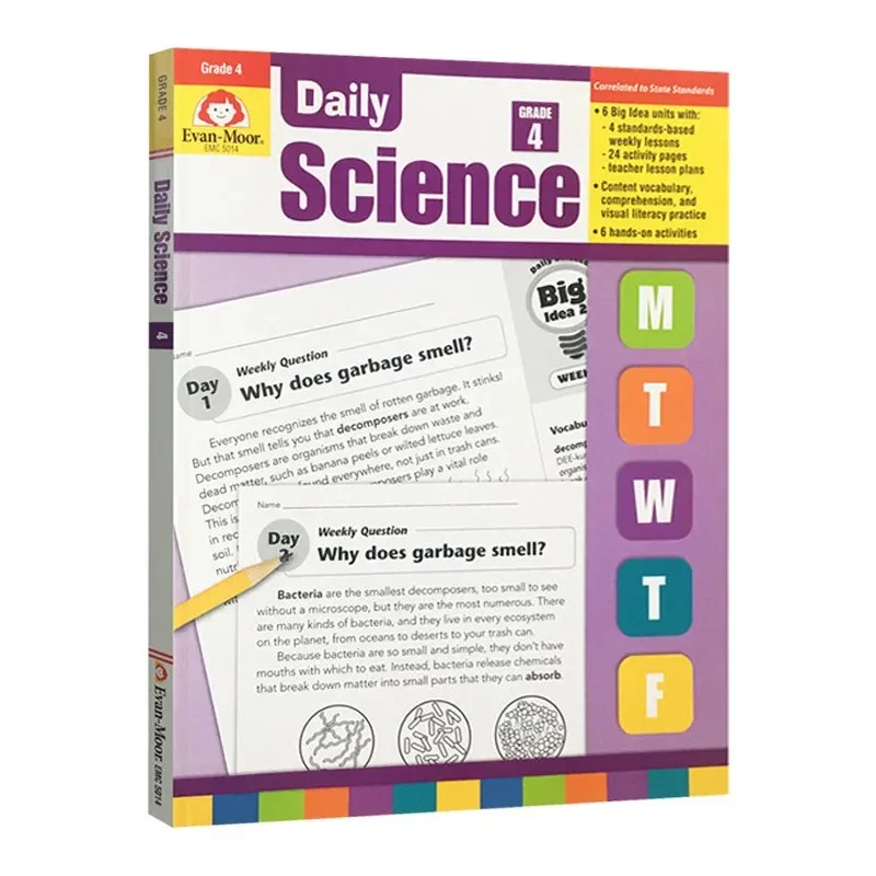 Evan-Moor Daily Science, Рабочая тетрадь TE класса 4, состарен 8 9 10 11, английская книга 9781596739284
Evan-Moor Daily Science, Рабочая тетрадь TE класса 4, состарен 8 9 10 11, английская книга 9781596739284