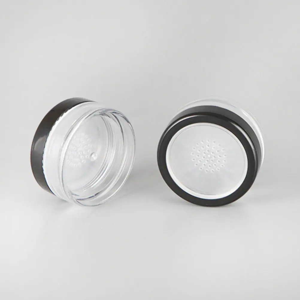 10Pcs Loose Powder Box Portable Compact Multi-Purpose Refillable Powder Case Travel Subpackaging Container Set