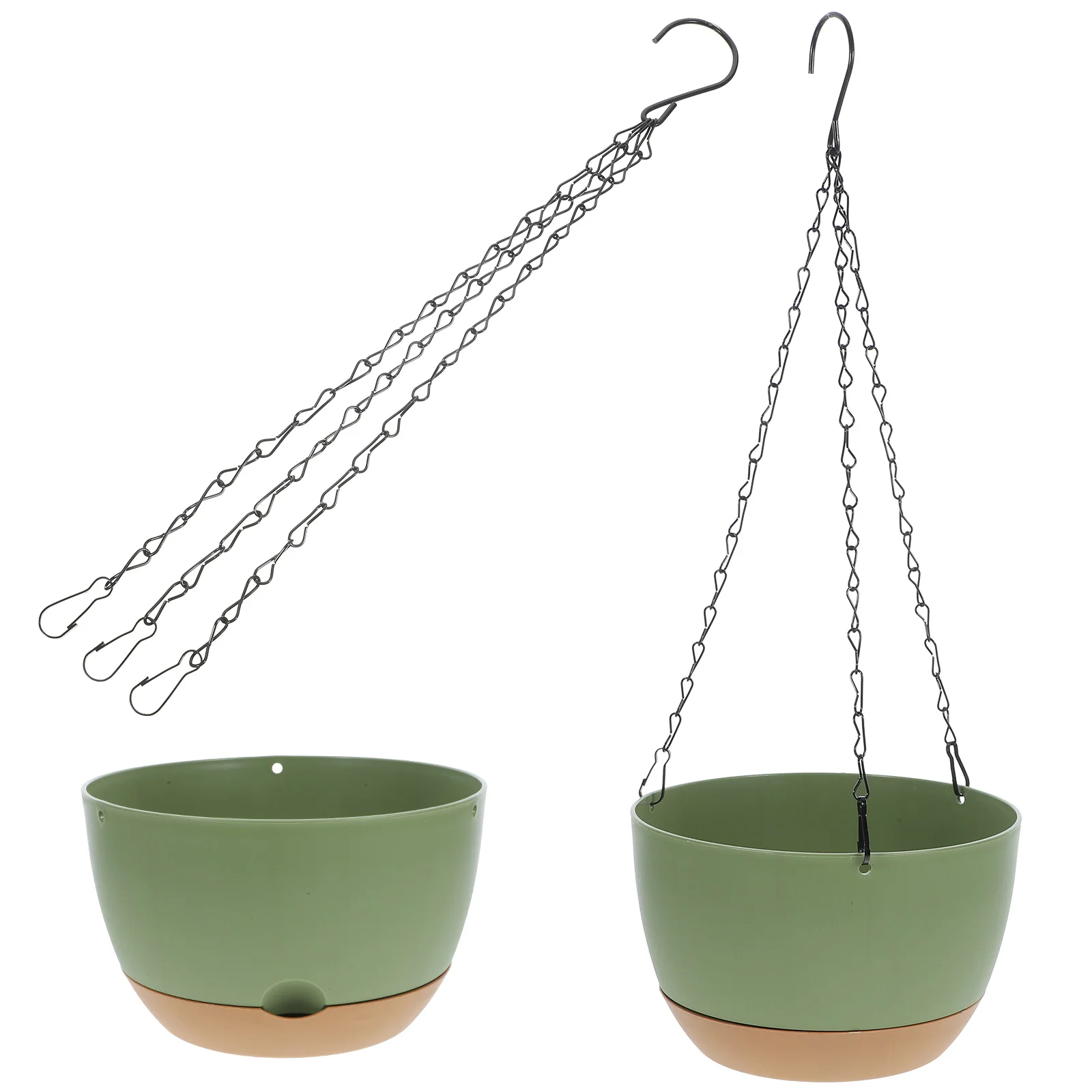2 Pcs Self absorbent Hanging Flowerpot Green Plant Decor Water Hydroponic Basket Pot Plants House Material
2 Pcs Self absorbent Hanging Flowerpot Green Plant Decor Water Hydroponic Basket Pot Plants House Material