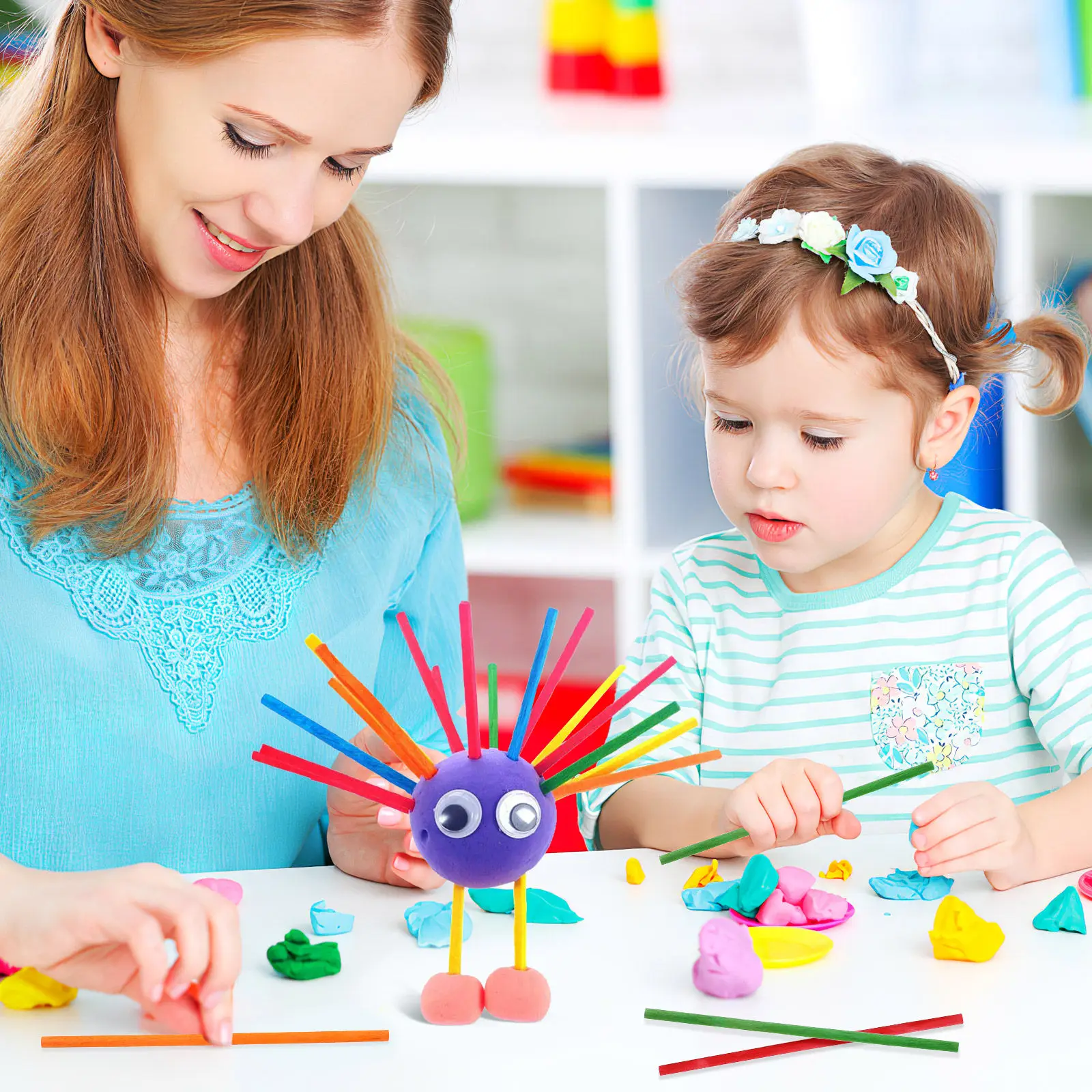 50Pcs Assorted Color Round Wooden Sticks Smooth Sanded DIY Craft Sticks for Homemade Ice Cream Popsicle Making School Art
50Pcs Assorted Color Round Wooden Sticks Smooth Sanded DIY Craft Sticks for Homemade Ice Cream Popsicle Making School Art