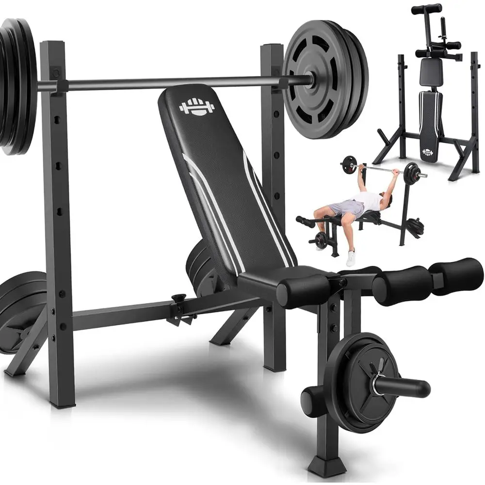 Премиальный набор: скамья для жима 900 фунтов с стойкой для приседаний, многофункциональная регулируемая скамья для домашнего спортзала
Премиальный набор: скамья для жима 900 фунтов с стойкой для приседаний, многофункциональная регулируемая скамья для домашнего спортзала