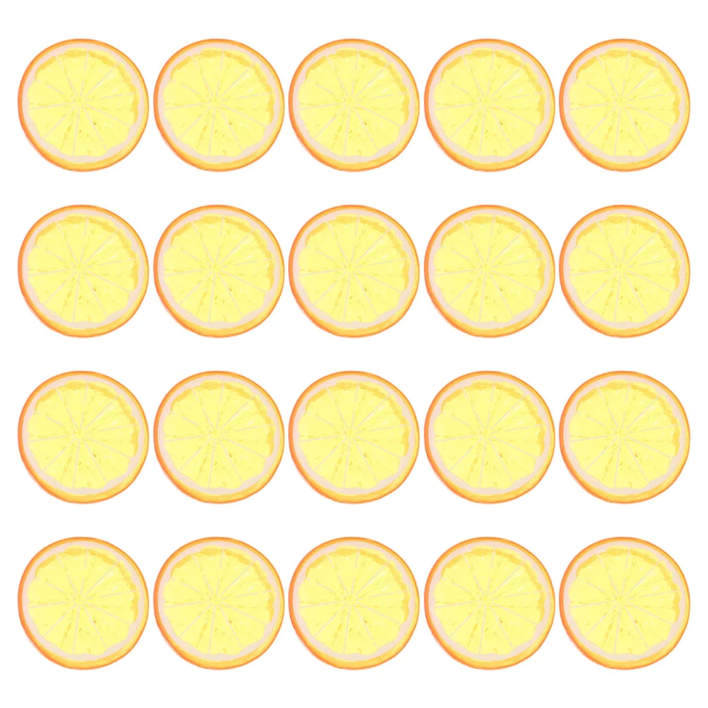 20pcs Lemon Slice Props Bright ColorFruitfor DIYHome OfficeModel Fake Fruit Accessories Artificial Fruits Simulation Fruit
20pcs Lemon Slice Props Bright ColorFruitfor DIYHome OfficeModel Fake Fruit Accessories Artificial Fruits Simulation Fruit