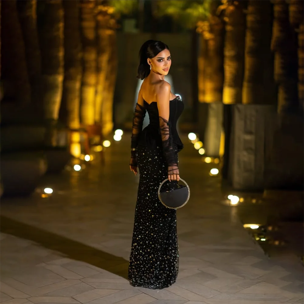 Luxury Prom Dress Straight Crystal Glitter Sweetheart Neck Floor Length Saudi Evening Gown Floor Length Party Dresses Customized
Luxury Prom Dress Straight Crystal Glitter Sweetheart Neck Floor Length Saudi Evening Gown Floor Length Party Dresses Customized