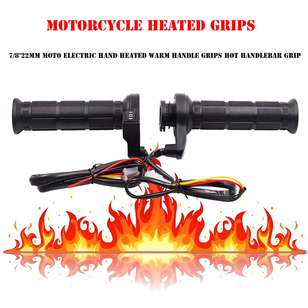 1Pair Motorcycle Electric Heat Grips Hot Handlebar 12V Adjustable Temp Winter Warmer Handle Black Hot Handlebar
1Pair Motorcycle Electric Heat Grips Hot Handlebar 12V Adjustable Temp Winter Warmer Handle Black Hot Handlebar