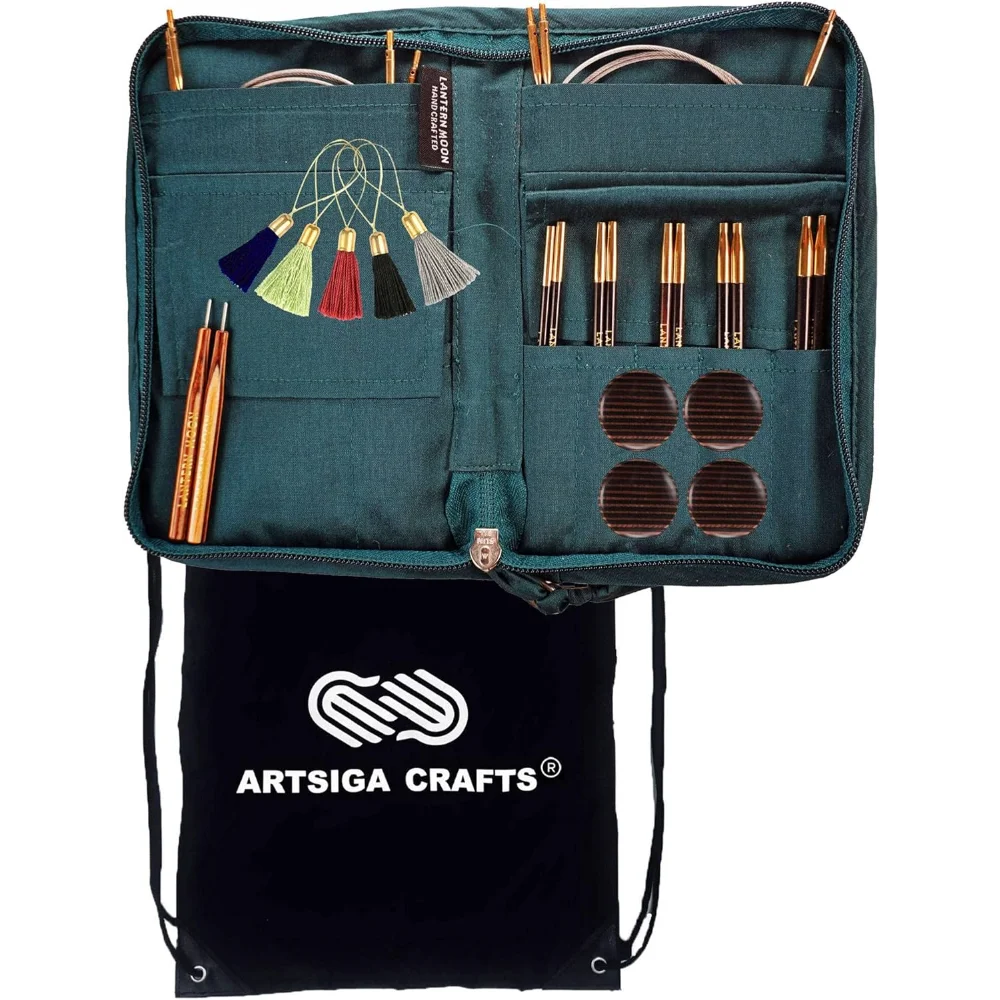 5-дюймовые сменные круговые спицы, набор из черного дерева с шелковым футляром и аксессуарами
5-дюймовые сменные круговые спицы, набор из черного дерева с шелковым футляром и аксессуарами