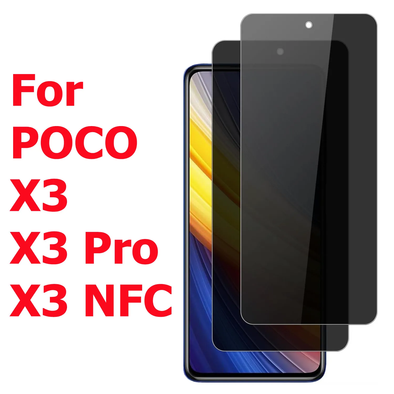 For poco X3 X3 Pro X3 Nfc Privacy membrane Anti Spy Screen Protector Privacy Glass Film
For poco X3 X3 Pro X3 Nfc Privacy membrane Anti Spy Screen Protector Privacy Glass Film