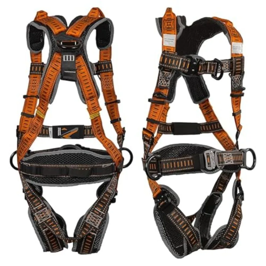 Razorback Elite MAXX - Safety Harness and Fall Protection Kit with Sewn in Lumbar Support Belt and Built-in Rescue Handles for
Razorback Elite MAXX - Safety Harness and Fall Protection Kit with Sewn in Lumbar Support Belt and Built-in Rescue Handles for
