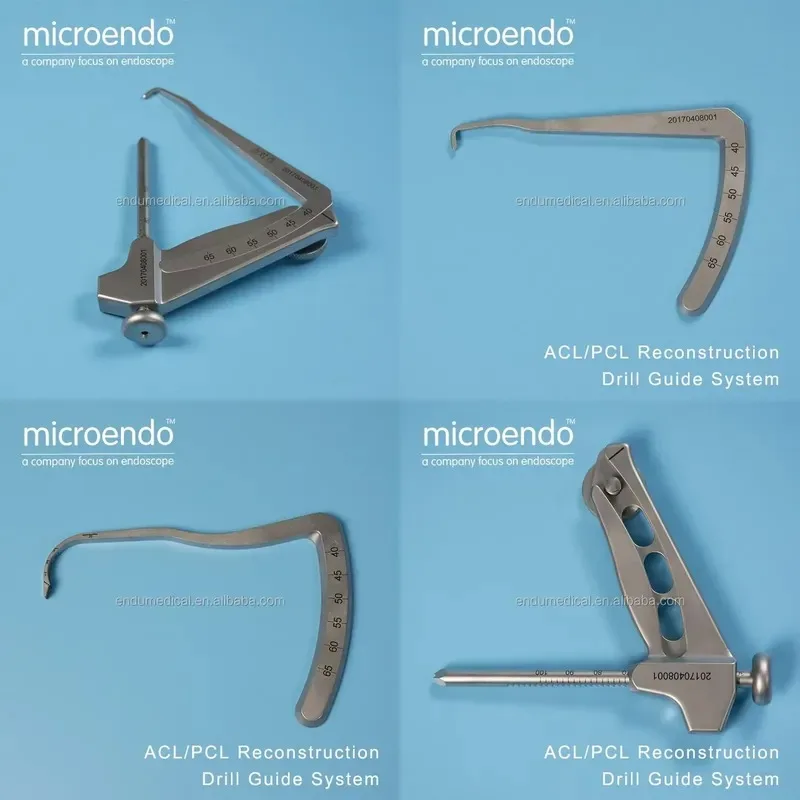 Hot Sale ACL/PCL Reconstruction Drill Guide System Cruciate Ligament Reconstruction Instruments ACL Instruments Set
Hot Sale ACL/PCL Reconstruction Drill Guide System Cruciate Ligament Reconstruction Instruments ACL Instruments Set