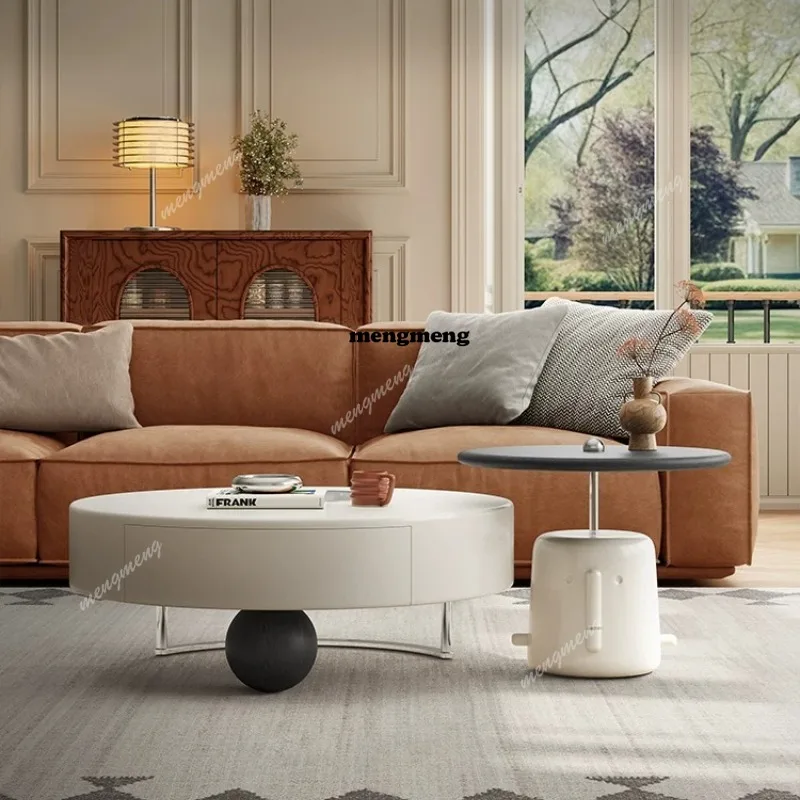 Italian minimalist round coffee table combination high-end artistic creativity small apartment living room home coffee table
Italian minimalist round coffee table combination high-end artistic creativity small apartment living room home coffee table