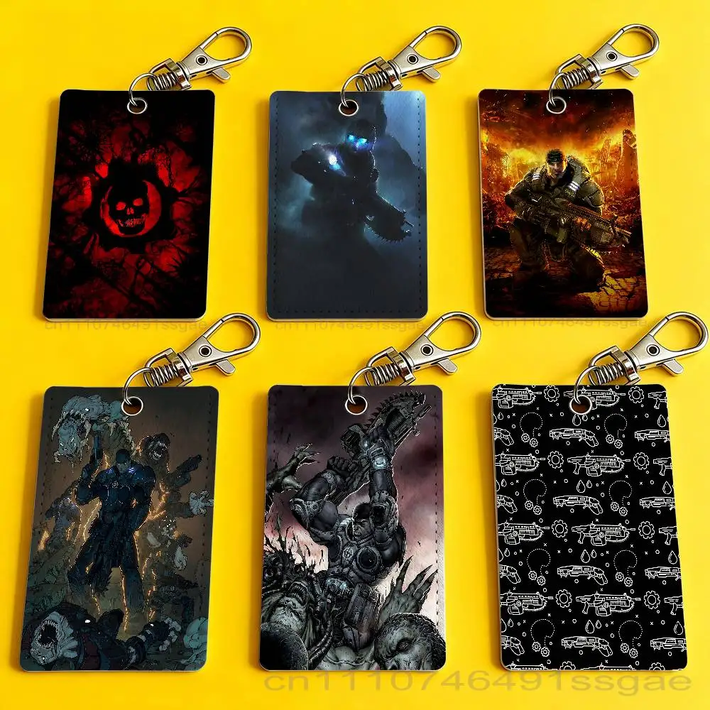 Game G-Gears of W-War Card Case Leather Card Holder Keychain Key Ring Door Access Tags ID Card Case Keychain
Game G-Gears of W-War Card Case Leather Card Holder Keychain Key Ring Door Access Tags ID Card Case Keychain