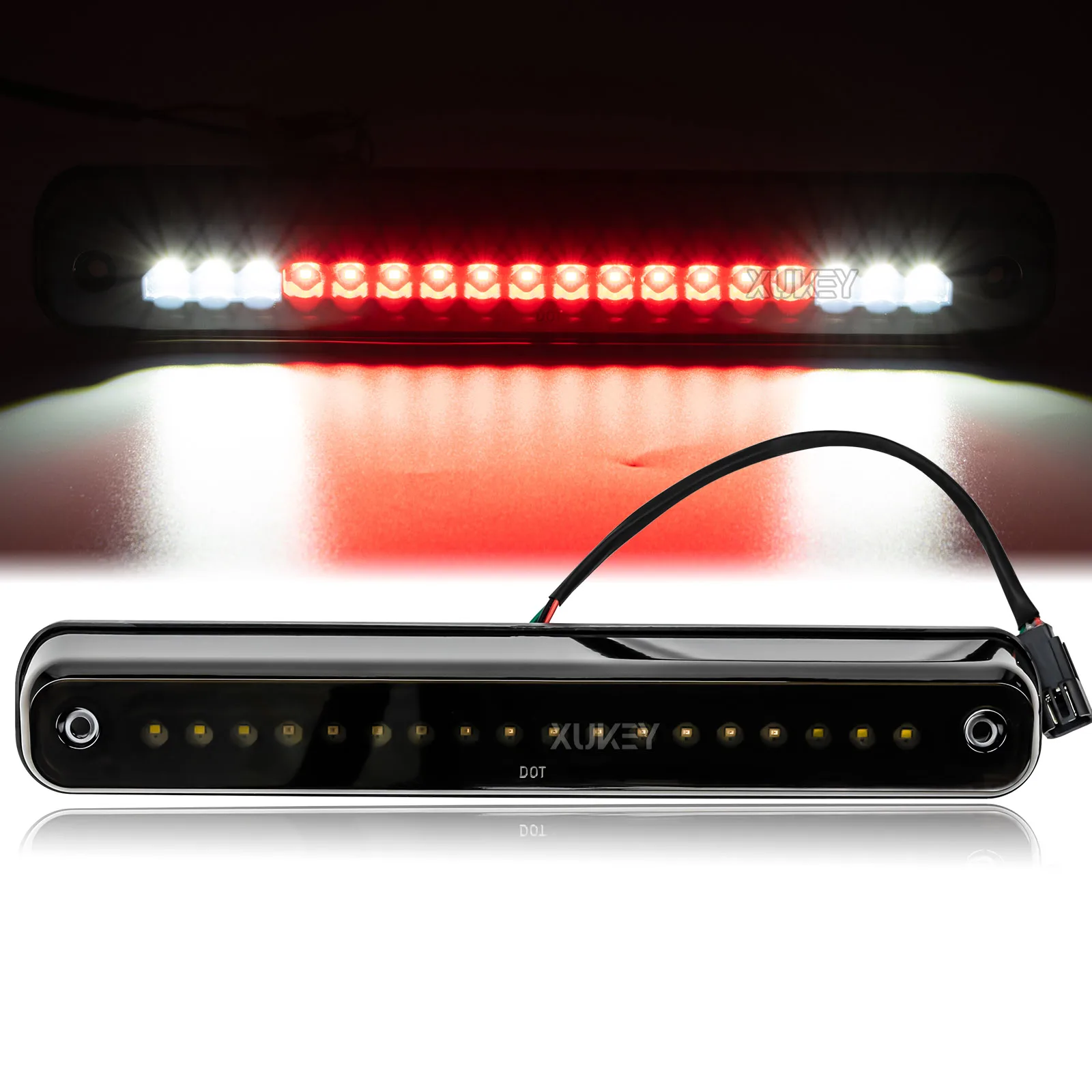 Third 3rd Brake Light Tail Rear for Chevy Silverado 1988-1998 GMC C1500 K1500 Red White Center High Mount Stop Cargo Light Lamp
Third 3rd Brake Light Tail Rear for Chevy Silverado 1988-1998 GMC C1500 K1500 Red White Center High Mount Stop Cargo Light Lamp