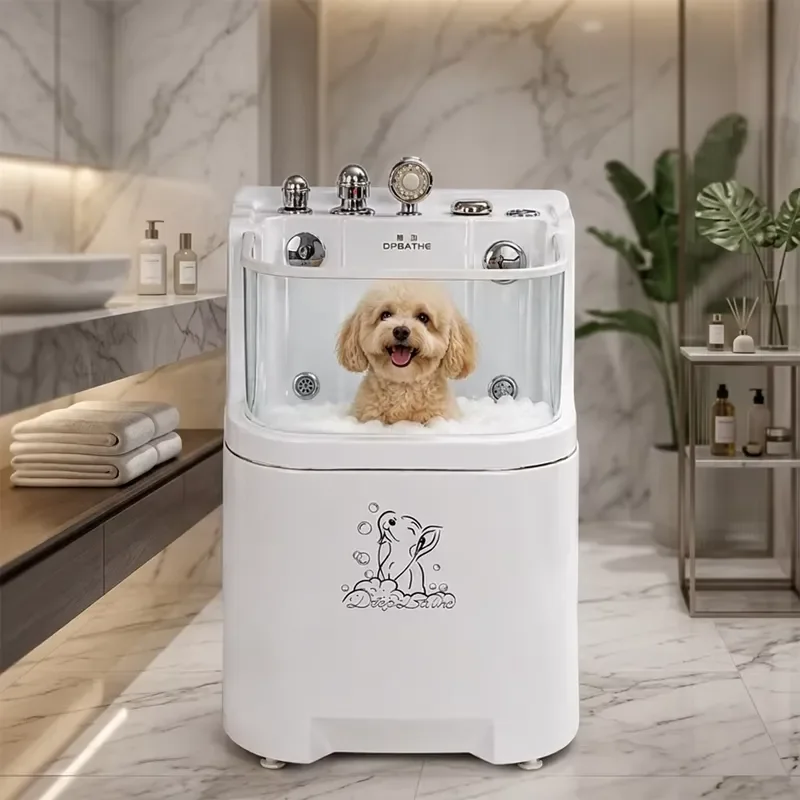 Modern Boutique Ozone Dog Grooming Tub for Odor-Free Sanitization Sleek White Acrylic Bath
Modern Boutique Ozone Dog Grooming Tub for Odor-Free Sanitization Sleek White Acrylic Bath