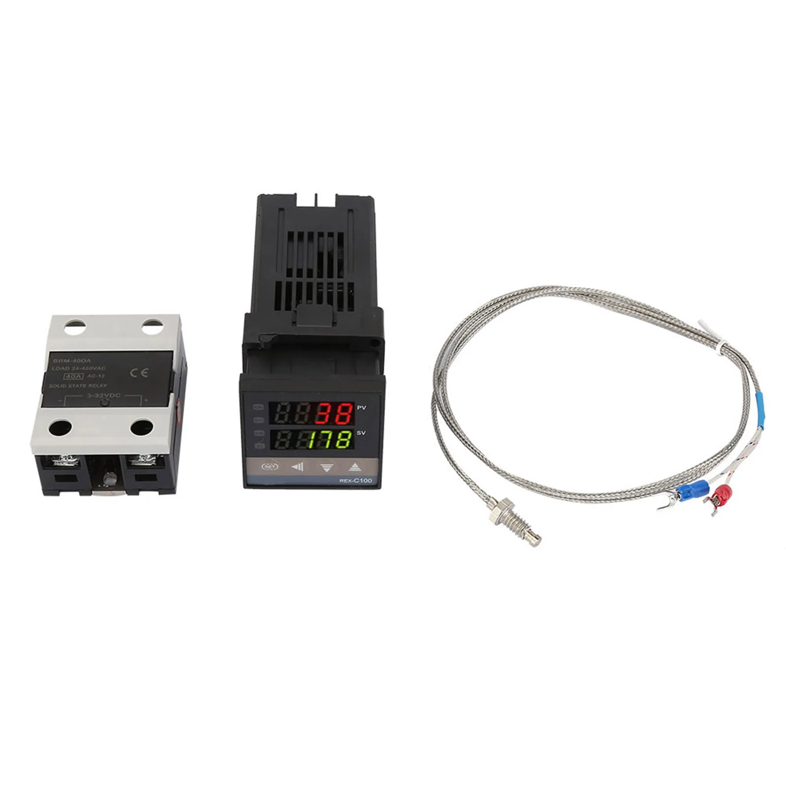 0℃~1300℃ Alarm REX C100 Digital LED PID Temperature Controller Thermostat Kit AC110V 240V Digital LED Temperature Controller
0℃~1300℃ Alarm REX C100 Digital LED PID Temperature Controller Thermostat Kit AC110V 240V Digital LED Temperature Controller