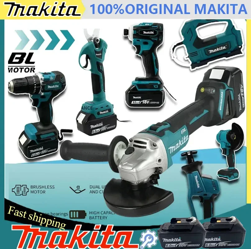 Makita Various Models of Portable Cordless Power Tools Impact Driver Rechargeable Screwdriver Electric Reciprocating Saw
Makita Various Models of Portable Cordless Power Tools Impact Driver Rechargeable Screwdriver Electric Reciprocating Saw