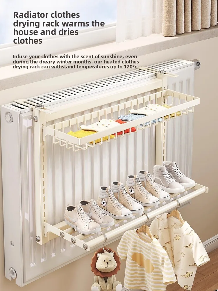 Nordic Sle Heating Pipe Clothes Drng Ra Storage elf for Heating Radiator Drng oes Sos Hanger
Nordic Sle Heating Pipe Clothes Drng Ra Storage elf for Heating Radiator Drng oes Sos Hanger