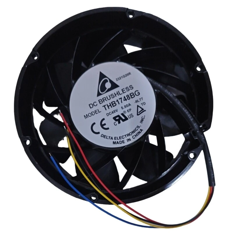 Вентилятор охлаждения Delta THB1748BG DC 48V 5.80A для инвертора 17CM 17251
Вентилятор охлаждения Delta THB1748BG DC 48V 5.80A для инвертора 17CM 17251