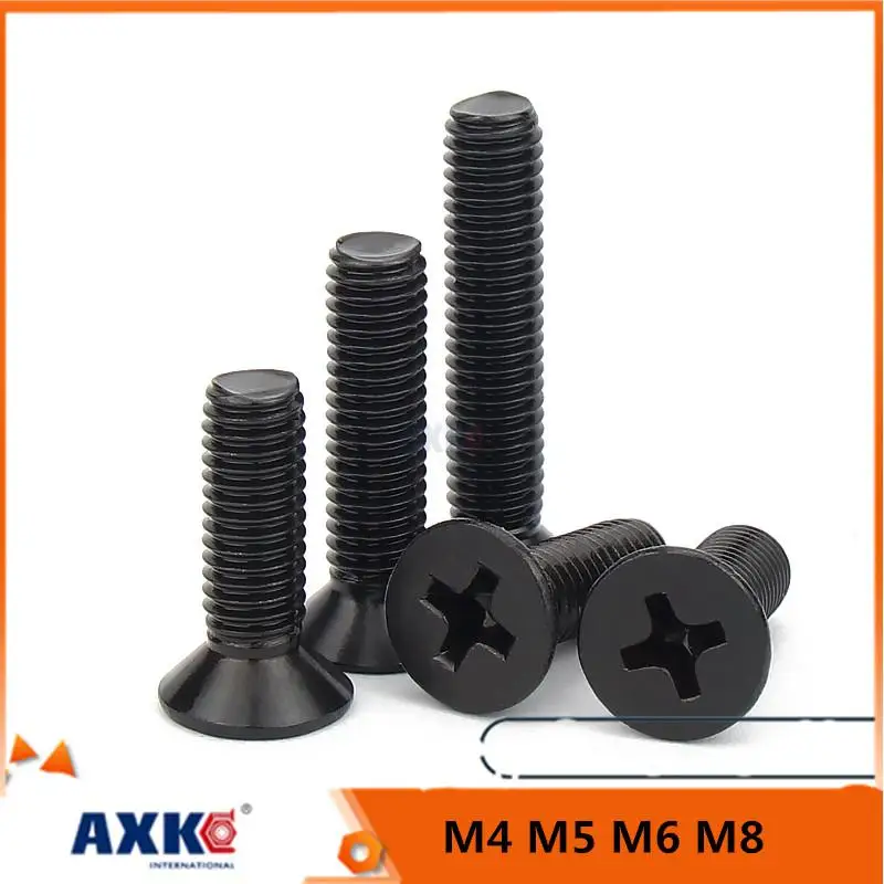 2/20 M4 M5 M6 M8 Black 304 Stainless Steel Cross Recessed Phillips Flat Countersunk Head Screw Bolt Dia 4 5 6 8mm Length 6-100mm
2/20 M4 M5 M6 M8 Black 304 Stainless Steel Cross Recessed Phillips Flat Countersunk Head Screw Bolt Dia 4 5 6 8mm Length 6-100mm