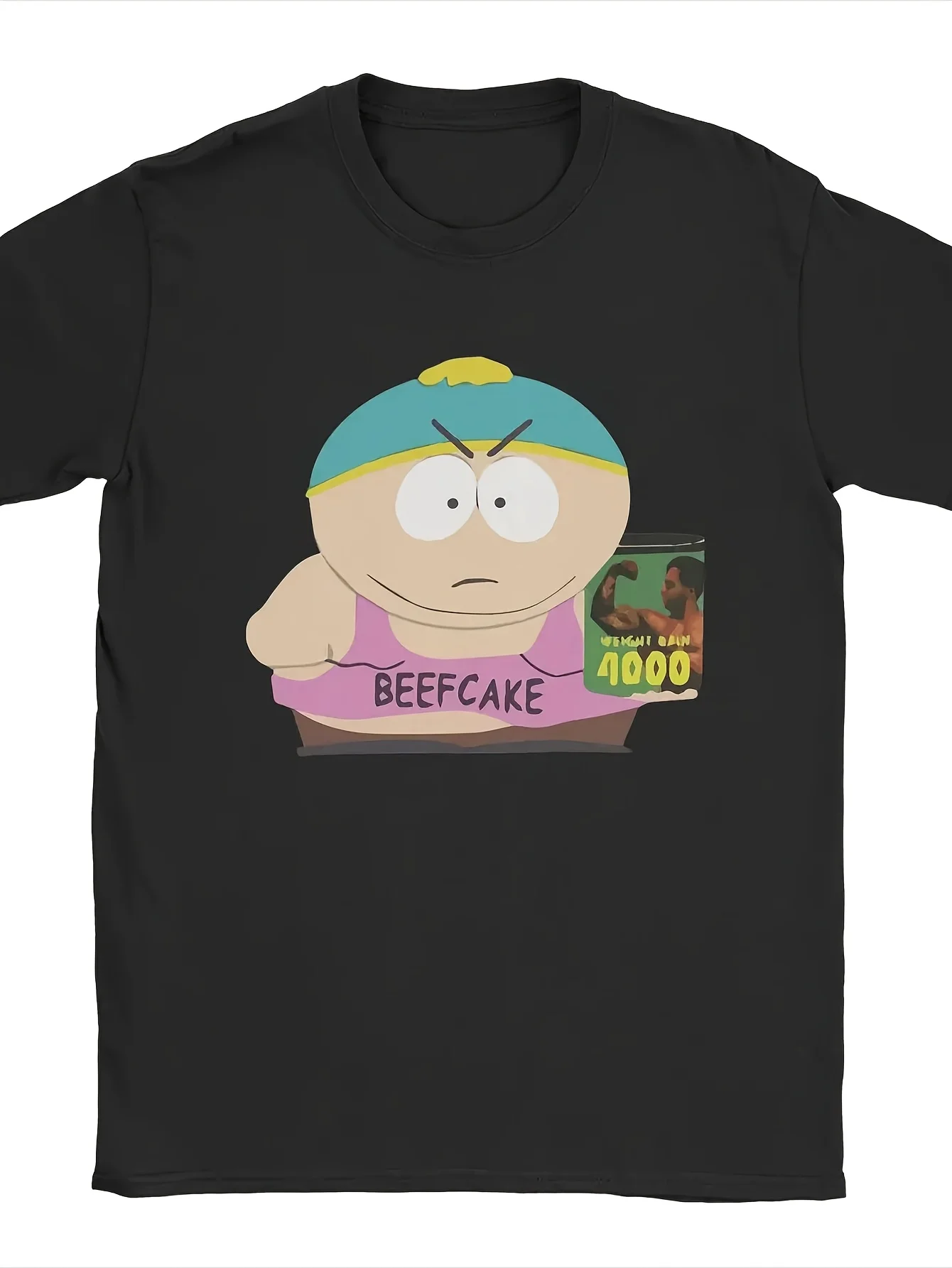 Novelty BEEFCAKE 4000 Southparks T-Shirts Men Round Neck Cotton T Shirts Short Sleeve Tee Shirt Plus Size Tops 
Novelty BEEFCAKE 4000 Southparks T-Shirts Men Round Neck Cotton T Shirts Short Sleeve Tee Shirt Plus Size Tops