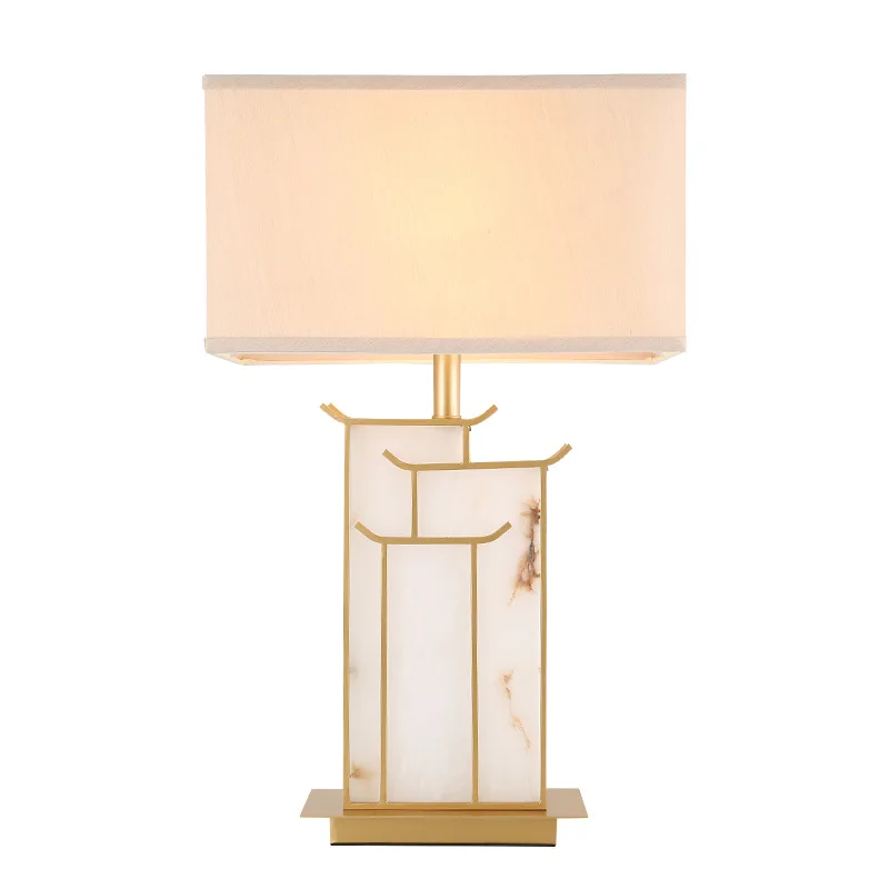 SANXIANG Chinese Style Marble Stone Base Table Light Fabric Lampshade House Decor Bedside Desk Lamp Dimmable Modern Table Lamp
SANXIANG Chinese Style Marble Stone Base Table Light Fabric Lampshade House Decor Bedside Desk Lamp Dimmable Modern Table Lamp