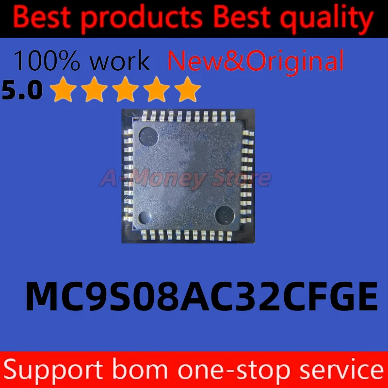 (1PCS) MC9S08AC32 MC9S08AC32CFGE QFP-44
(1PCS) MC9S08AC32 MC9S08AC32CFGE QFP-44