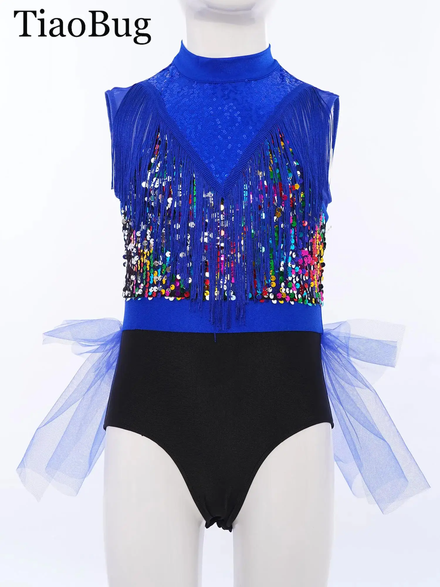 Girls Ballet Dance Leotard Latin Dance Dress Sleeveless Cutout Back Sequin Tassels Figure Skating Gymnastic Tutu Skirt Bodysuit
Girls Ballet Dance Leotard Latin Dance Dress Sleeveless Cutout Back Sequin Tassels Figure Skating Gymnastic Tutu Skirt Bodysuit