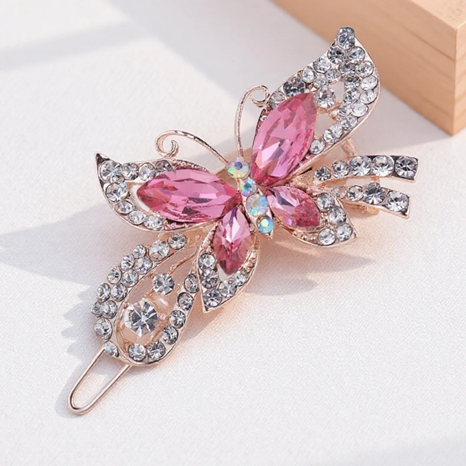 1Pc Crystal Rhinestone Hair Barrette Butterfly Hair Clip Fresh Fashion Accessories for Girls and Women Hair Accessories
1Pc Crystal Rhinestone Hair Barrette Butterfly Hair Clip Fresh Fashion Accessories for Girls and Women Hair Accessories
