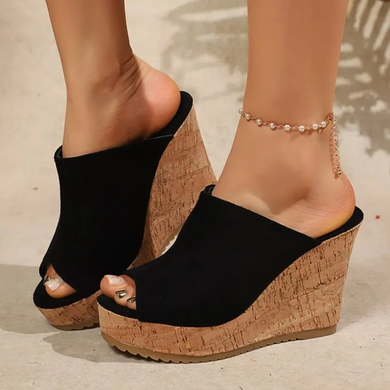 2026 Women Sandals Retro Platform Sandals Anti-slip Wear-resistant Wedges Shoes for Women Open-toed High Heels Slippers
2026 Women Sandals Retro Platform Sandals Anti-slip Wear-resistant Wedges Shoes for Women Open-toed High Heels Slippers