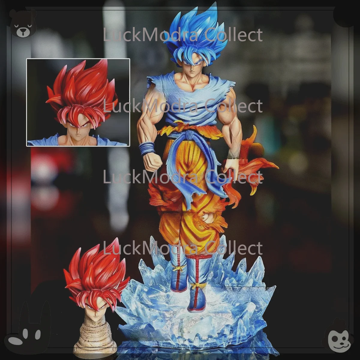 Spot Dragon Ball Kirin Super Blue Wukong Figure Statue Brother JT Super Sai God Glowing GK Model Ornament Boys Gift
Spot Dragon Ball Kirin Super Blue Wukong Figure Statue Brother JT Super Sai God Glowing GK Model Ornament Boys Gift