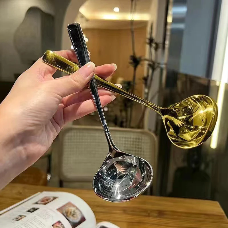Stainless Steel Spoon Big Head Spoon Thickened Large Capacity Hot Pot Soup Spoon Drinking Porridge Spoon Kitchen Tools Supplies
Stainless Steel Spoon Big Head Spoon Thickened Large Capacity Hot Pot Soup Spoon Drinking Porridge Spoon Kitchen Tools Supplies