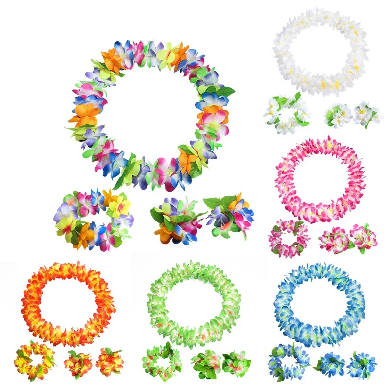 Hawaiian Party Decoration Hula Garland Wreath Necklace Headband Flowers Wristband Bracelet Girl Dress Birthday Party Beach Decor
Hawaiian Party Decoration Hula Garland Wreath Necklace Headband Flowers Wristband Bracelet Girl Dress Birthday Party Beach Decor