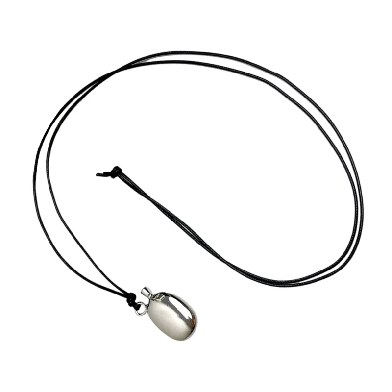 Unique Leather Rope Flask Pendant Necklace Trendy Neckchain for Music Festivals 97QE
Unique Leather Rope Flask Pendant Necklace Trendy Neckchain for Music Festivals 97QE
