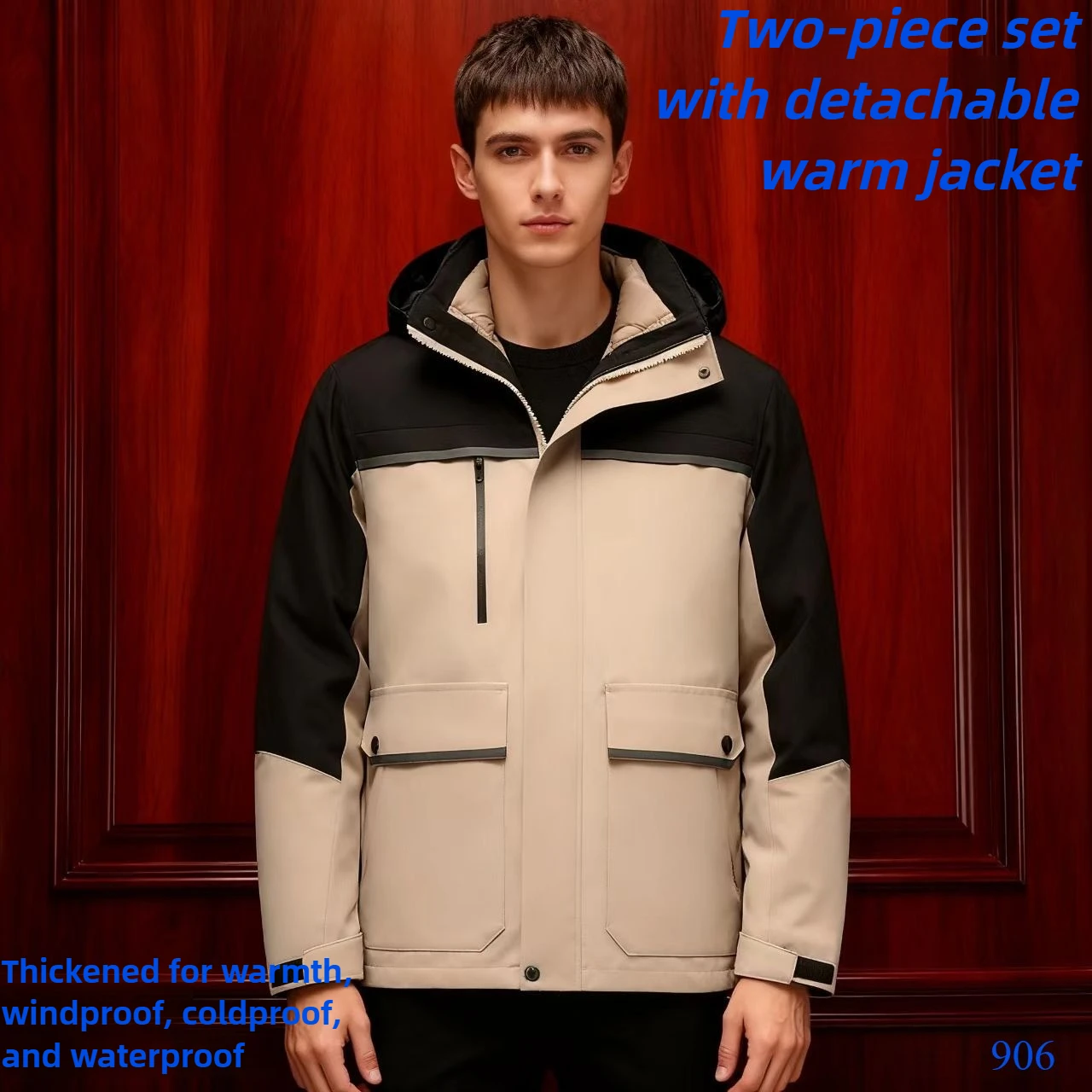 Men's Detachable Winter Work Jacket, Fleece Lined Thermal Custom Logo Coat, Heavy Duty Windproof Outdoor Use
Men's Detachable Winter Work Jacket, Fleece Lined Thermal Custom Logo Coat, Heavy Duty Windproof Outdoor Use