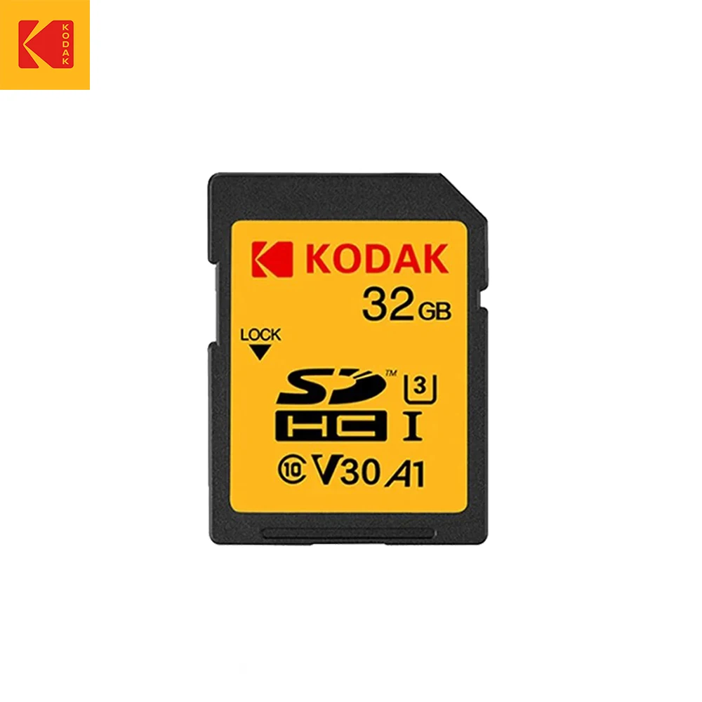 KODAK High Speed SD Card 32GB 64GB 128GB 256GB SDXC U3 A1 V30 Memory Card Class10 UHS-III 100MB/S for Digital Camera
KODAK High Speed SD Card 32GB 64GB 128GB 256GB SDXC U3 A1 V30 Memory Card Class10 UHS-III 100MB/S for Digital Camera