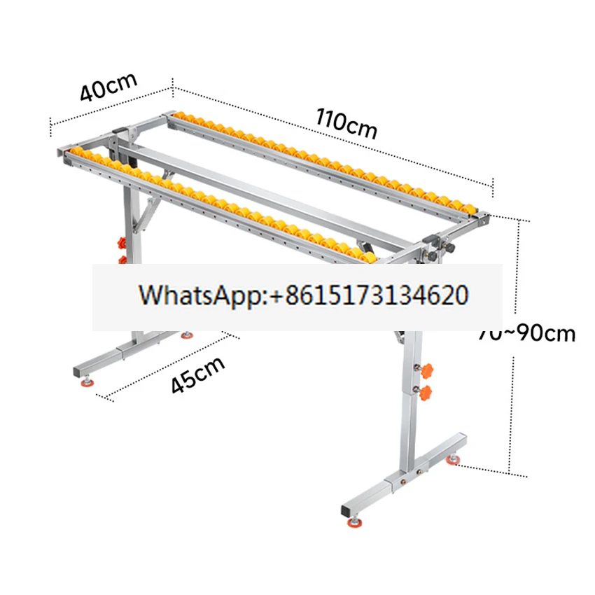 Portable Wood Cutting Bracket Woodworking Workbench Auxiliary Support Frame Stainless Steel Double Row Fluent Bar Support Frame
Portable Wood Cutting Bracket Woodworking Workbench Auxiliary Support Frame Stainless Steel Double Row Fluent Bar Support Frame