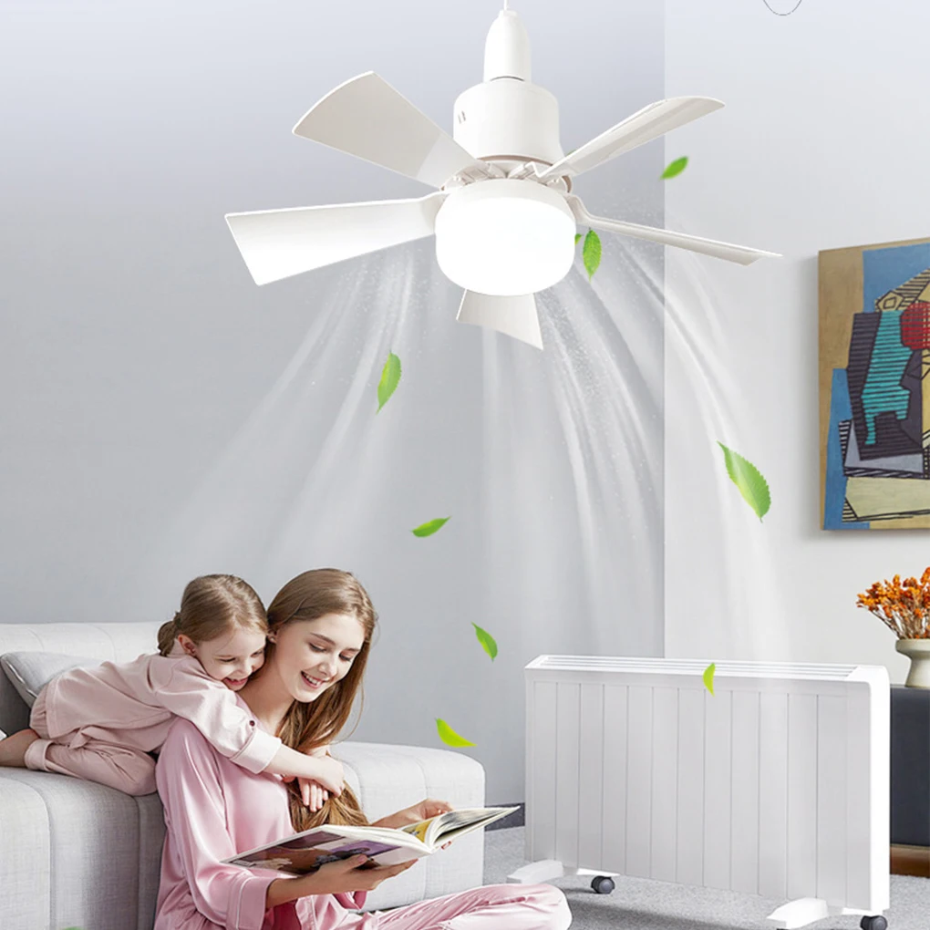 Socket Fan Lamp Socket Fan Light with Wireless Remote Control LED Ceiling Garage Light Adjustable 3 Speeds Timing
Socket Fan Lamp Socket Fan Light with Wireless Remote Control LED Ceiling Garage Light Adjustable 3 Speeds Timing