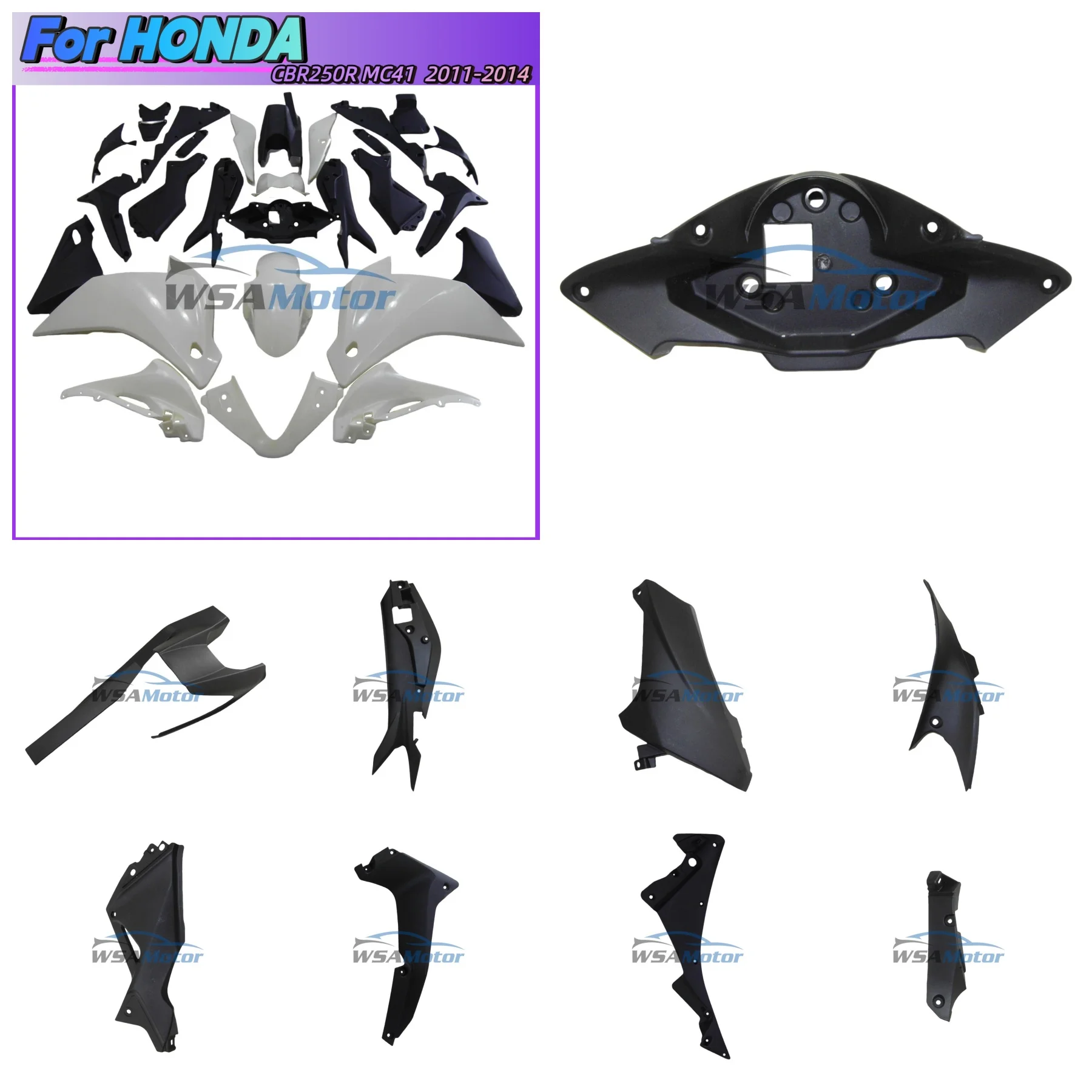Full Fairing Kit For Honda CBR250R CBR 250 R CBR250 MC41 2011 2012 2013 2014 2015 Motorcycle Bodywork Injection Pearl Red Silver
Full Fairing Kit For Honda CBR250R CBR 250 R CBR250 MC41 2011 2012 2013 2014 2015 Motorcycle Bodywork Injection Pearl Red Silver