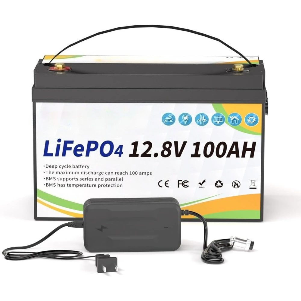 12V Lithium Battery 100AH With BMS and 16500 Deep Cycles 12V 100AH Lifepo4 Battery Grade A Cells for Marine Trolling Motor
12V Lithium Battery 100AH With BMS and 16500 Deep Cycles 12V 100AH Lifepo4 Battery Grade A Cells for Marine Trolling Motor