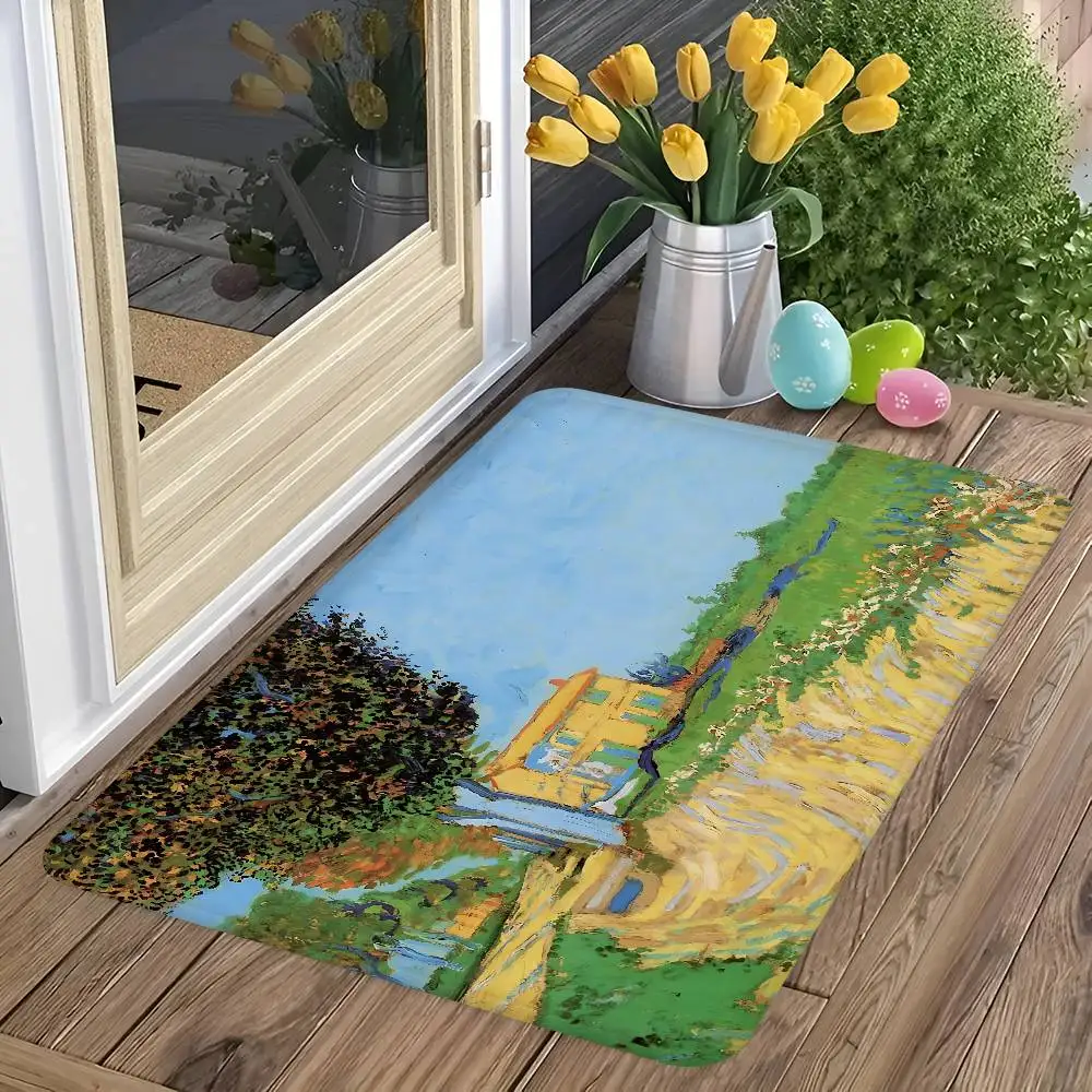 Ковер-дорожка с изображением картин Ван Гога, противоскользящий, влаговпитывающий, для спальни, прикроватный, приветственный
Ковер-дорожка с изображением картин Ван Гога, противоскользящий, влаговпитывающий, для спальни, прикроватный, приветственный