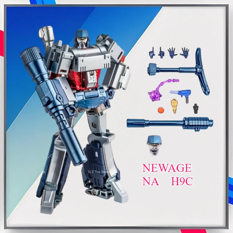 PVC Action Figures with Box, New Transformation, Na H9C Megatank Agmenmnon, Chromed Version, Toy Legend Robot
PVC Action Figures with Box, New Transformation, Na H9C Megatank Agmenmnon, Chromed Version, Toy Legend Robot