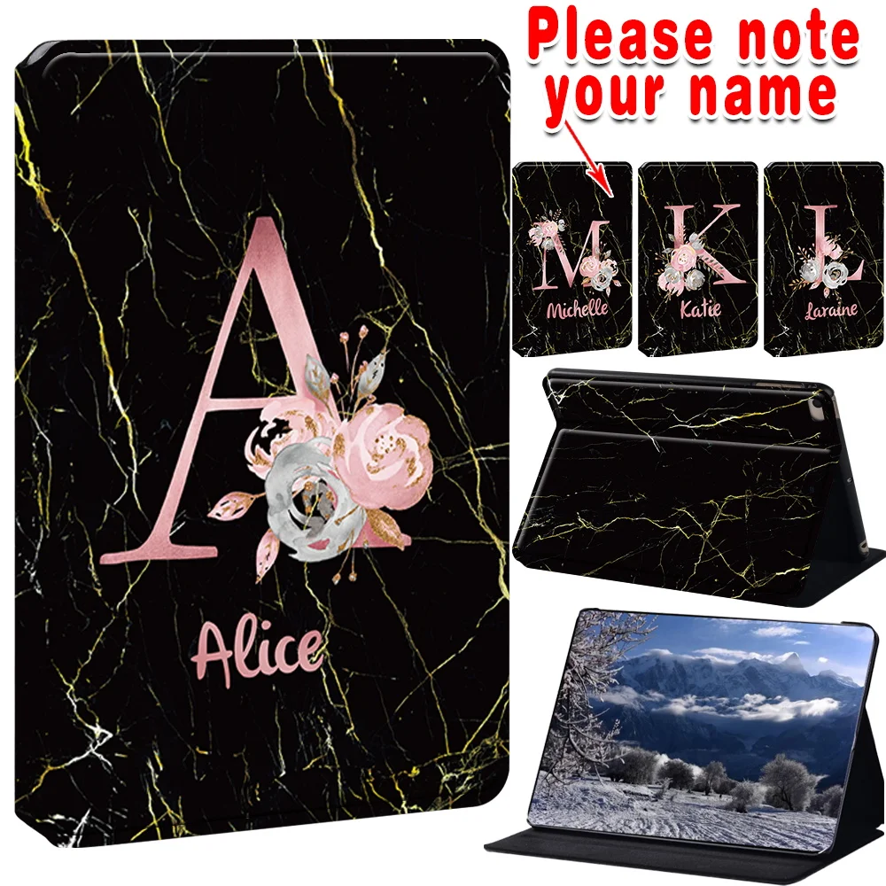 Case For Ipad 2/3/4 Ipad Mini1/2/3/4/5 Suit 7.9/9.7/10.2/10.9 Inch Stand Fold Pu Leather Cover Marble Initial A-Z 26 Letter
Case For Ipad 2/3/4 Ipad Mini1/2/3/4/5 Suit 7.9/9.7/10.2/10.9 Inch Stand Fold Pu Leather Cover Marble Initial A-Z 26 Letter