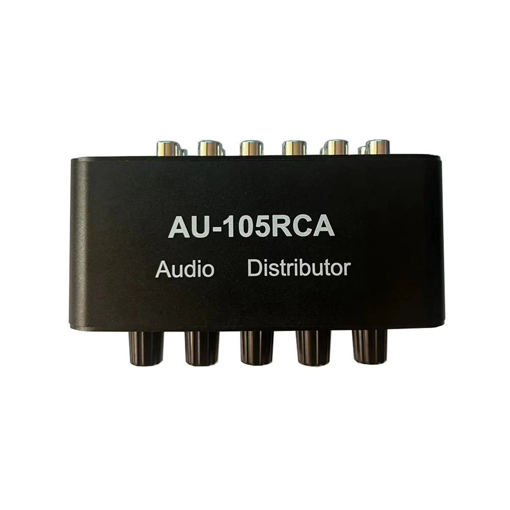 AU47-AU-105RCA Audio Distributor Stereo Audio Mixer 1 Input 5 Output Multi-Channel Audio Distributor for RCA Volume Controls
AU47-AU-105RCA Audio Distributor Stereo Audio Mixer 1 Input 5 Output Multi-Channel Audio Distributor for RCA Volume Controls