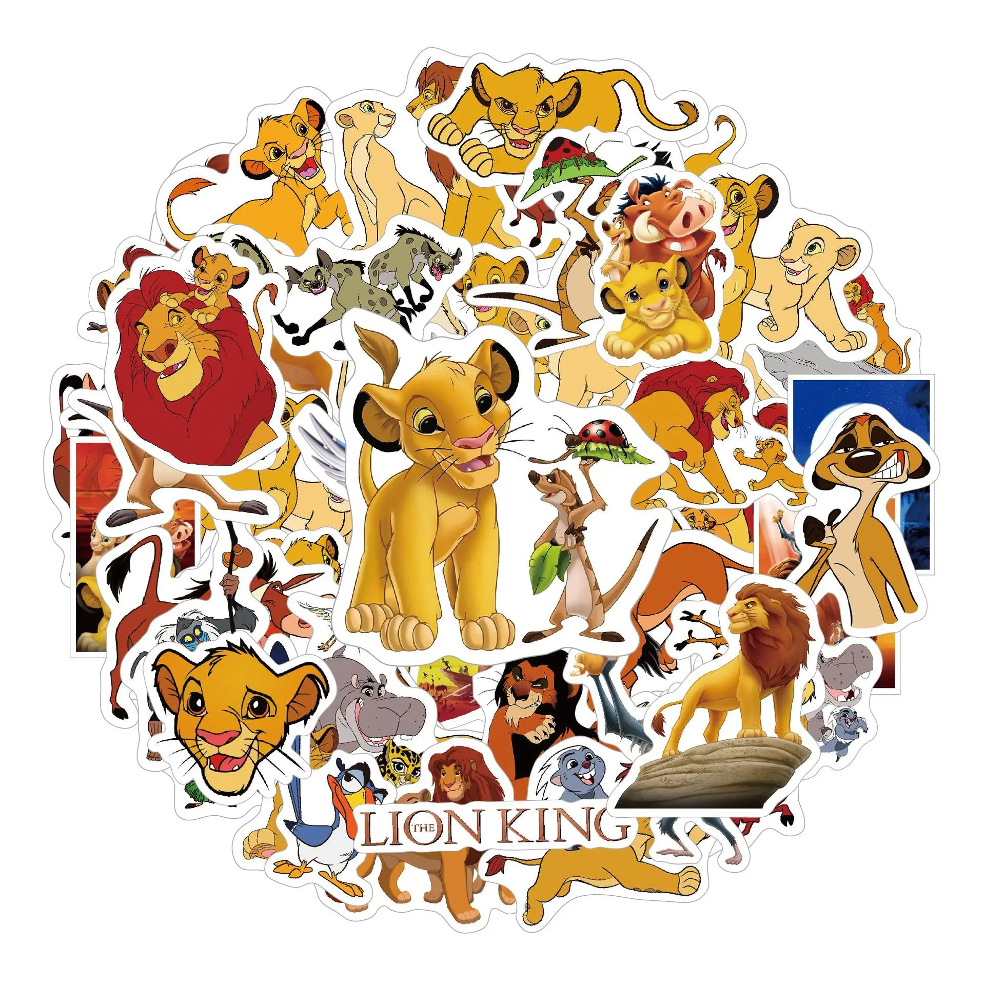 10/30/50PCS Disney Cartoon Lion King Sticker DIY Phone Laptop Luggage Skateboard Graffiti Decals Fun for Kid Toy
10/30/50PCS Disney Cartoon Lion King Sticker DIY Phone Laptop Luggage Skateboard Graffiti Decals Fun for Kid Toy