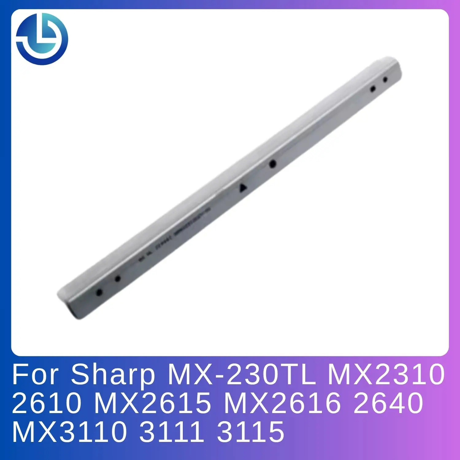 Primary Transfer Cleaning Blade CCLEZ0217FC34 for Sharp MX-230TL MX2310 2610 MX2615 MX2616 2640 MX3110 3111 3115
Primary Transfer Cleaning Blade CCLEZ0217FC34 for Sharp MX-230TL MX2310 2610 MX2615 MX2616 2640 MX3110 3111 3115