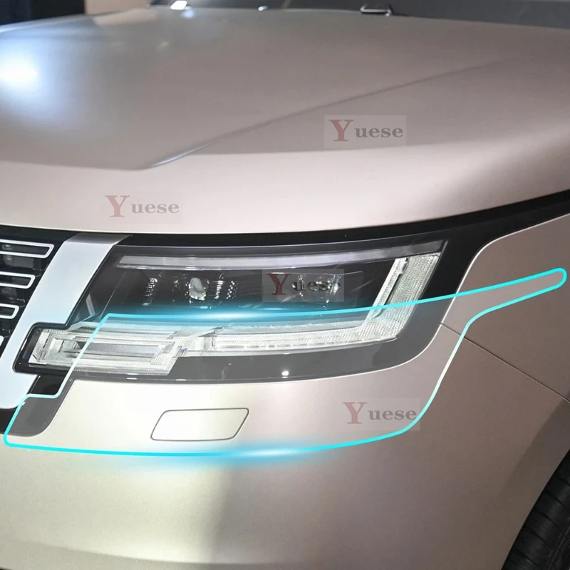 Для Range Rover стандартная колесная база 2023-UP 2 шт. защитная пленка для фар автомобиля прозрачная дымчатая черная наклейка из ТПУ
Для Range Rover стандартная колесная база 2023-UP 2 шт. защитная пленка для фар автомобиля прозрачная дымчатая черная наклейка из ТПУ