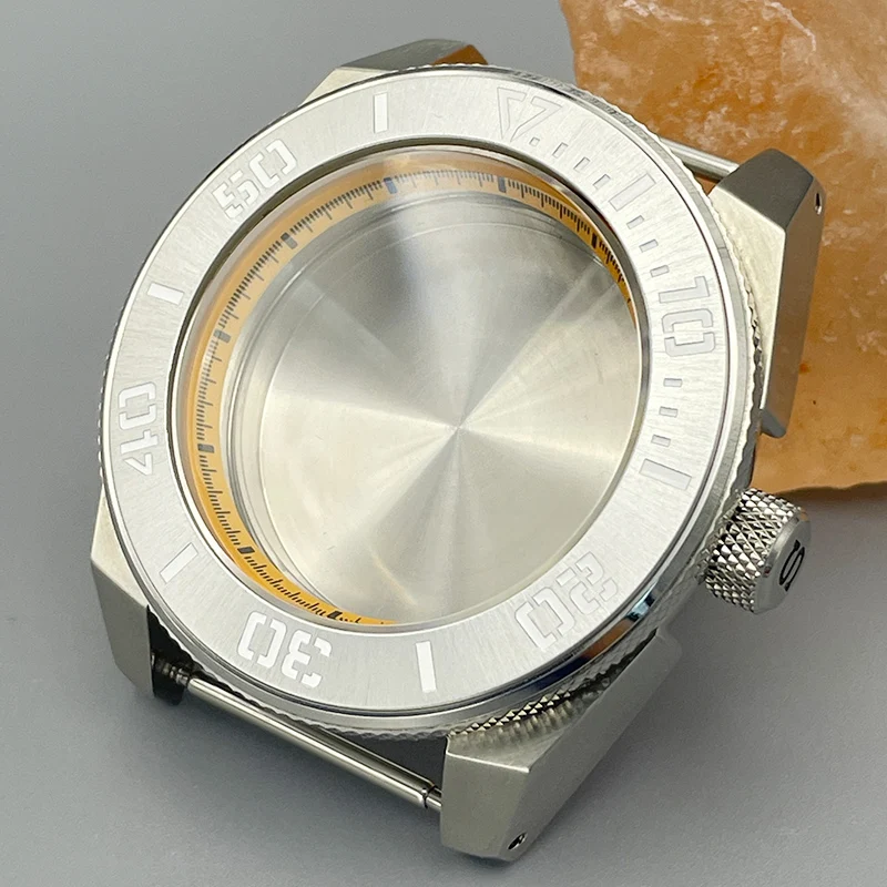 43mm NH35 Case Samurai King Watch Case With Insert Ring Fits NH36 NH35 4R 7S26 Movement 28.5mm Dial Sapphire Crystal Glass
43mm NH35 Case Samurai King Watch Case With Insert Ring Fits NH36 NH35 4R 7S26 Movement 28.5mm Dial Sapphire Crystal Glass