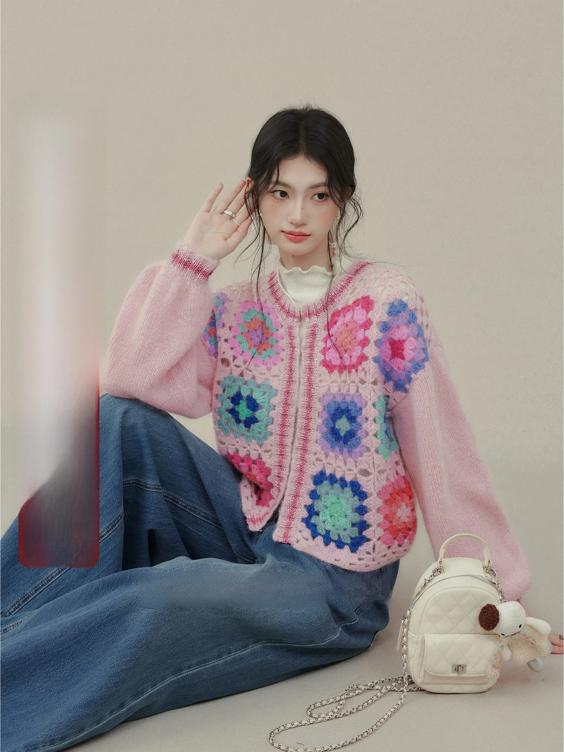 Свободный вязаный кардиган с ажурным цветочным узором, больших размеров, женский, повседневный, летний
Свободный вязаный кардиган с ажурным цветочным узором, больших размеров, женский, повседневный, летний