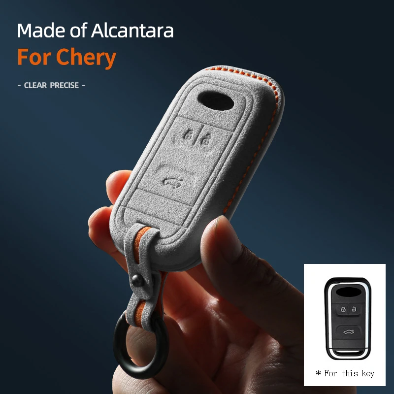 Чехол для автомобильного ключа из алькантары для Chery 3, кнопочный Tiggo Arrizo Pro 8 7 5X
Чехол для автомобильного ключа из алькантары для Chery 3, кнопочный Tiggo Arrizo Pro 8 7 5X