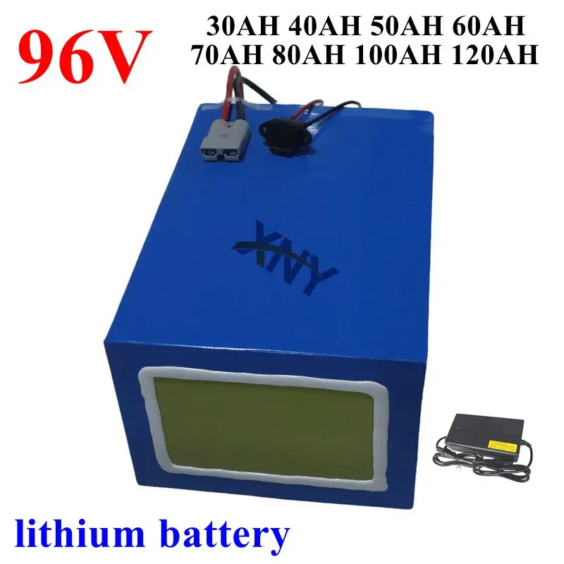96v 60ah 80Ah 100Ah 30Ah 40Ah lithium ion battery li ion 26S BMS for 5000w motor robot scooter motorcycle AGV + 10A Charge
96v 60ah 80Ah 100Ah 30Ah 40Ah lithium ion battery li ion 26S BMS for 5000w motor robot scooter motorcycle AGV + 10A Charge