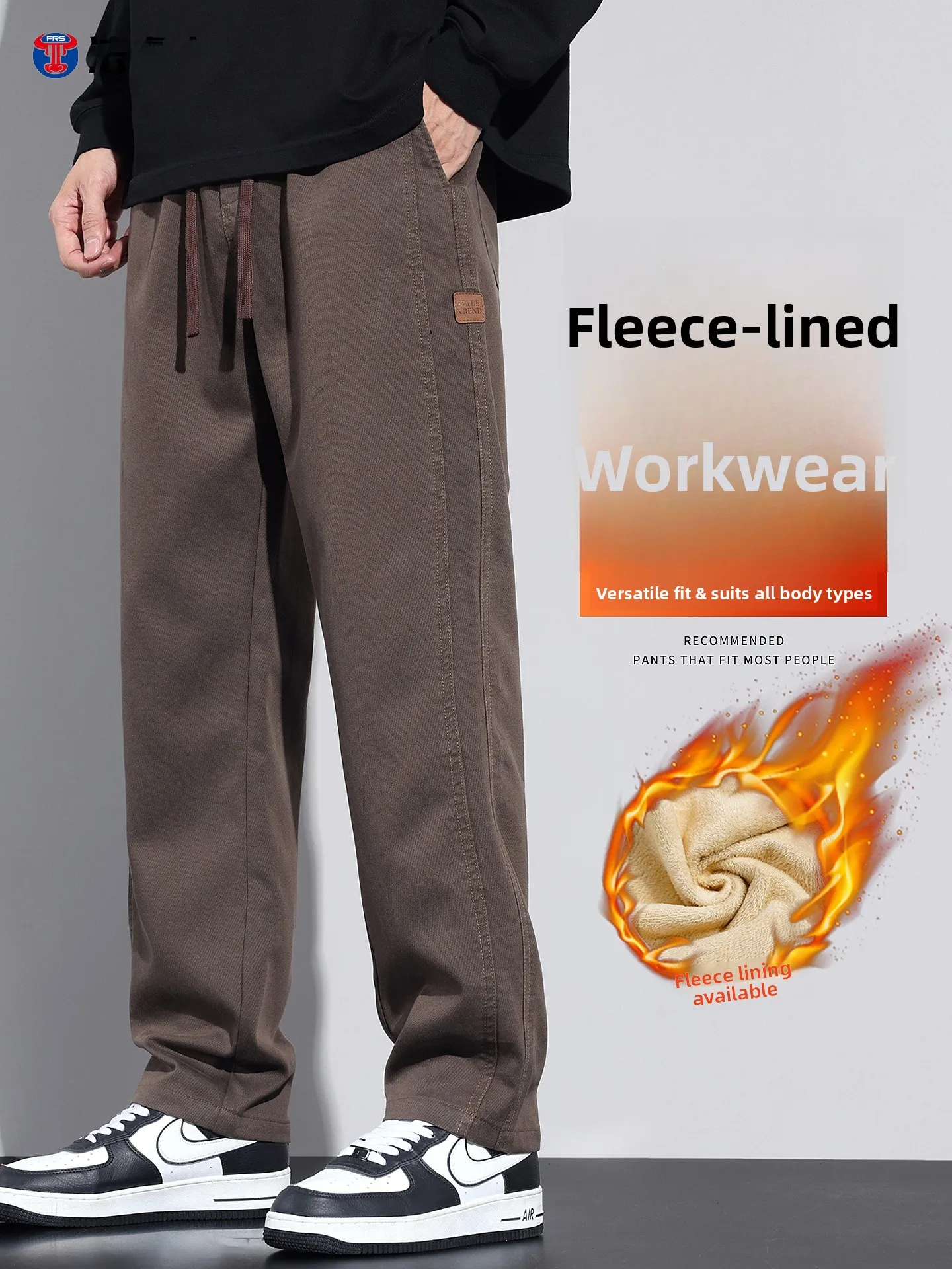 Men's Fce Lined Thi Casual Work Pants Winter Warm Windproof Straight Leg Trousers Youthful Sle Polyester Lycra Blend
Men's Fce Lined Thi Casual Work Pants Winter Warm Windproof Straight Leg Trousers Youthful Sle Polyester Lycra Blend