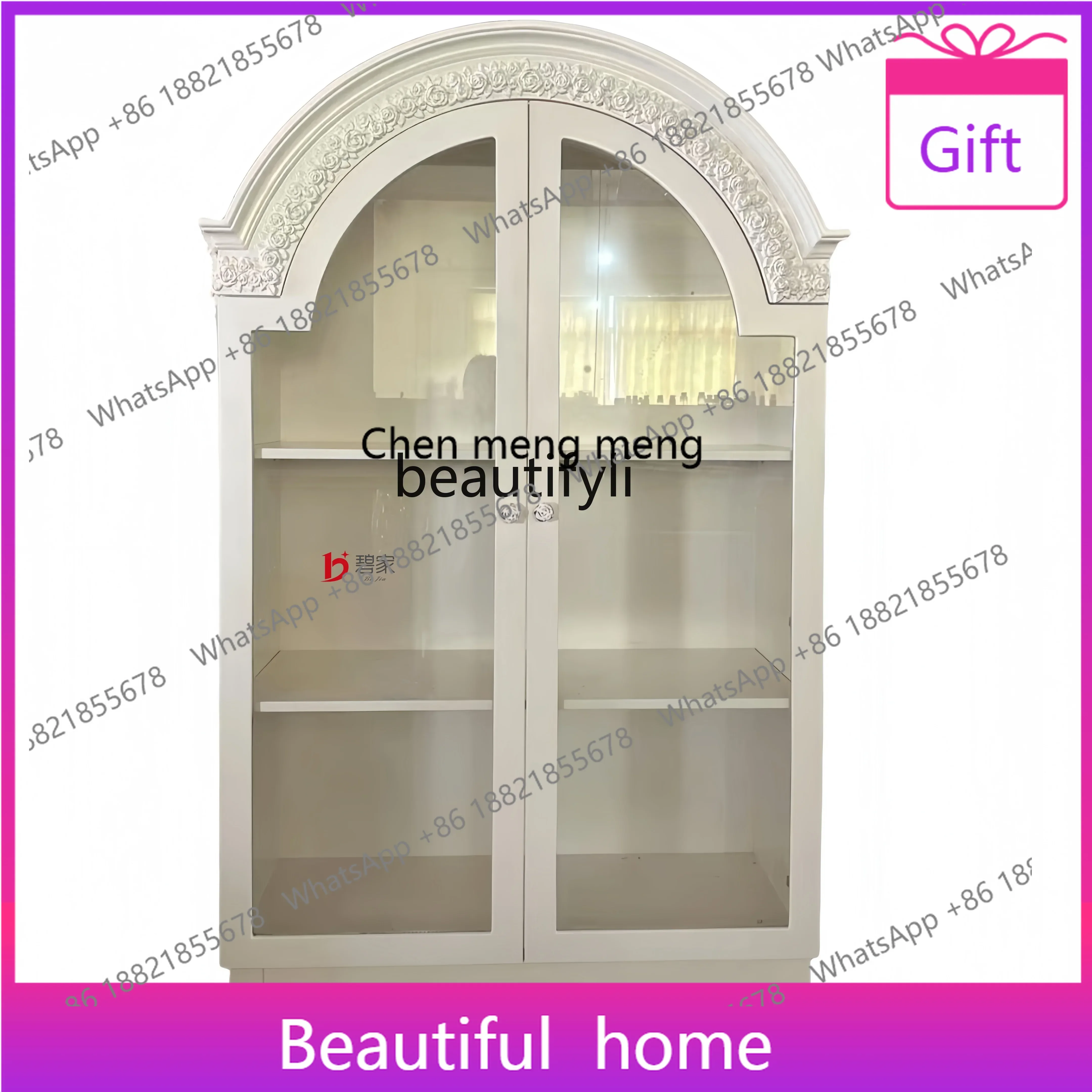 zqqFrench carved solid wood display bookcase dining side living room storage display bedroom wardrobe
zqqFrench carved solid wood display bookcase dining side living room storage display bedroom wardrobe